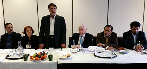 The BICC Board meet with a delegation of 5 Majlis MPs